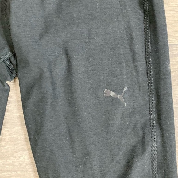 Puma Lace Eclipse Full Length Tight Leggings High Rise Waist Black Size XS - Picture 6 of 11
